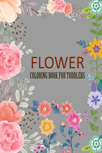 Flower Coloring Book For Toddlers