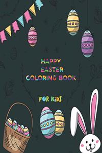 Happy Easter Coloring Book for kids
