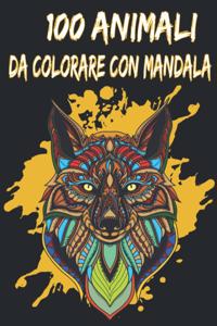 100 animali da colorare con mandala