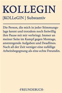 Kollegin Freundebuch