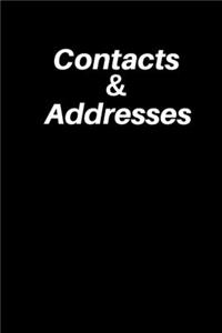 Contacts & Addresses
