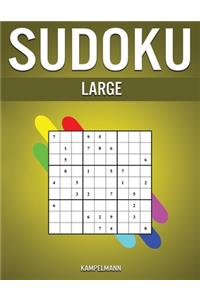 Sudoku Large: 250 Sudoku Faciles, Médians et Difficiles avec Instructions et Solutions - Large