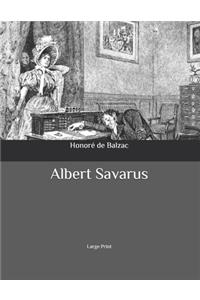 Albert Savarus: Large Print