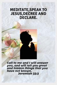 Meditate, Speak to Jesus, Decree and Declare.