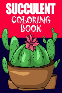 Succulent Coloring Book
