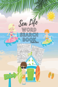 Sea Life Word Search Book For Kids