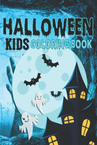 Halloween Kids Coloring Book