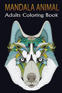 Mandala Animal Adults Coloring Book