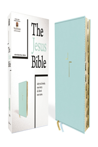 Jesus Bible, NIV Edition, Leathersoft, Blue, Indexed, Comfort Print