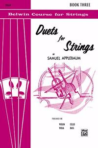 DUETS FOR STRINGS BOOK 3 CELLO