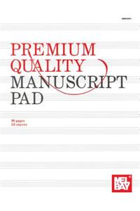 Premium Quality Manuscript Pad Ten-Stave