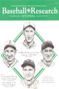 The Baseball Research Journal (Brj), Volume 15