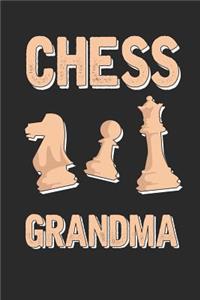 Chess Grandma: Chess Game Scorebook, Notebook, record your Moves during a Chess Game, 110 Sheets for 110 Games, 60 Moves