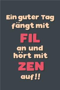 Ein guter Tag fängt mit Filzen an