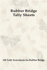 Rubber Bridge Tally Sheets