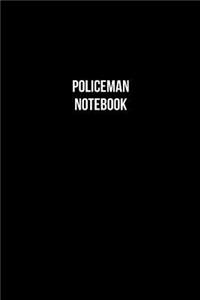 Policeman Notebook - Policeman Diary - Policeman Journal - Gift for Policeman