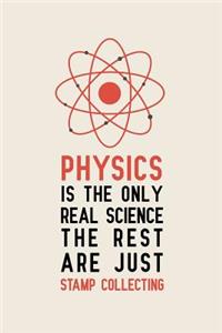 Physics is the only real science The rest are just stamp collecting