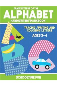 Trace Letters Of The Alphabet Handwriting Workbook