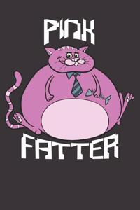 Obesity Pink Fatter Notebook Journal