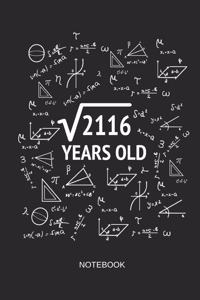2116 Years Old Notebook
