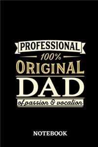 Professional Original Dad Notebook of Passion and Vocation