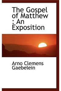 The Gospel of Matthew