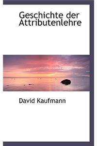 Geschichte Der Attributenlehre
