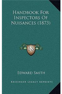 Handbook for Inspectors of Nuisances (1873)