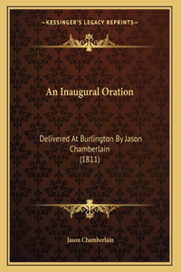 An Inaugural Oration