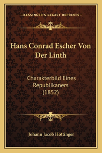 Hans Conrad Escher Von Der Linth