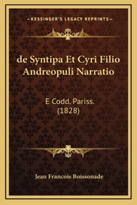 de Syntipa Et Cyri Filio Andreopuli Narratio