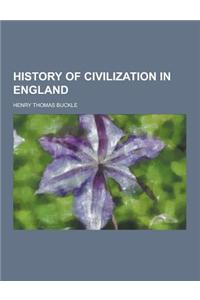 History of Civilization in England