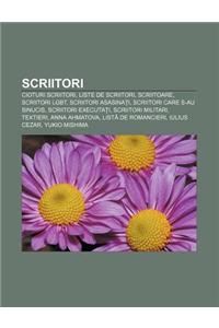 Scriitori: Cioturi Scriitori, Liste de Scriitori, Scriitoare, Scriitori Lgbt, Scriitori Asasina I, Scriitori Care S-Au Sinucis