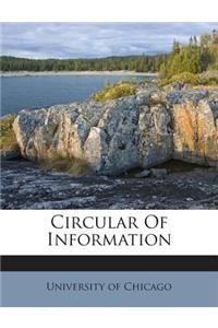 Circular of Information