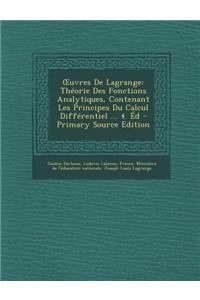 Uvres de Lagrange