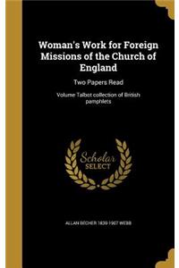 Woman's Work for Foreign Missions of the Church of England