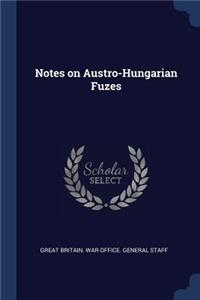 Notes on Austro-Hungarian Fuzes