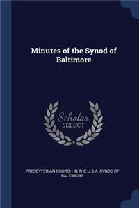 Minutes of the Synod of Baltimore