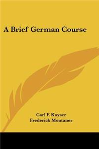 Brief German Course