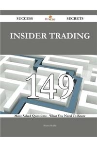 Insider Trading: 149 Most Asked Question...