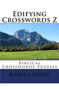 Edifying Crosswords Z