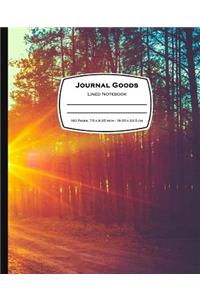 Journal Goods Lined Notebook