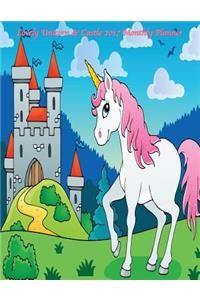 Lovely Unicorn & Castle 2017 Monthly Planner
