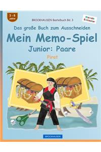 BROCKHAUSEN Bastelbuch Bd. 3 - Das große Buch zum Ausschneiden - Mein Memo-Spiel Junior