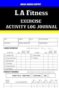 L.a Fitness Activity Log Journal