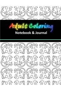 Adult Coloring Notebook & Journal