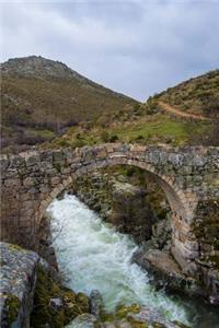 View of an Ancient Stone Bridge Over a River Sierra de Gredos Spain Journal