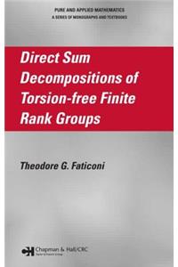 Direct Sum Decompositions of Torsion-Free Finite Rank Groups