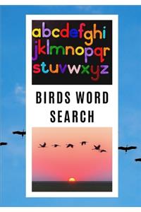 Birds Word Search