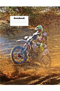 Motorcross Mud Notebook